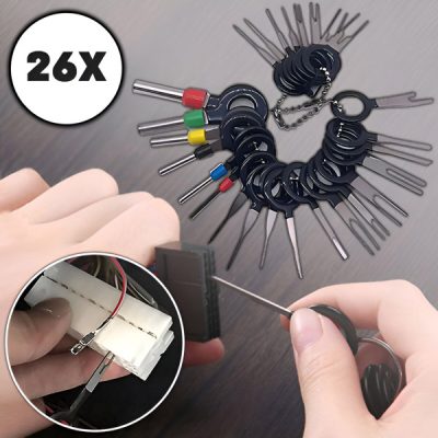 Kit di utensili per la rimozione dei terminali (26 pezzi) | TERMITOOL