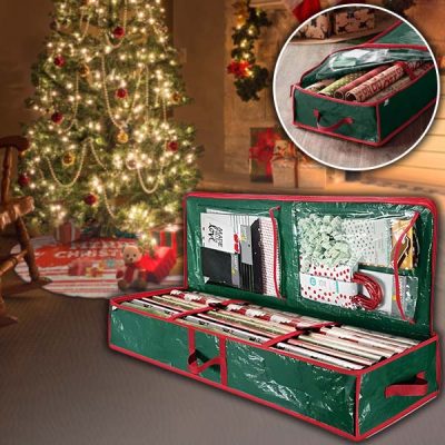 Borsa per la conservazione delle decorazioni natalizie | WRAPINGPRO