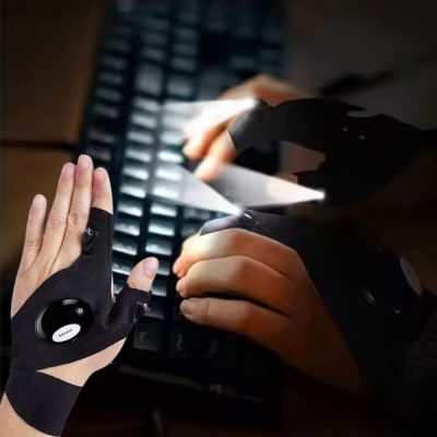 Guanti a LED per spazi bui | LEDIGLO