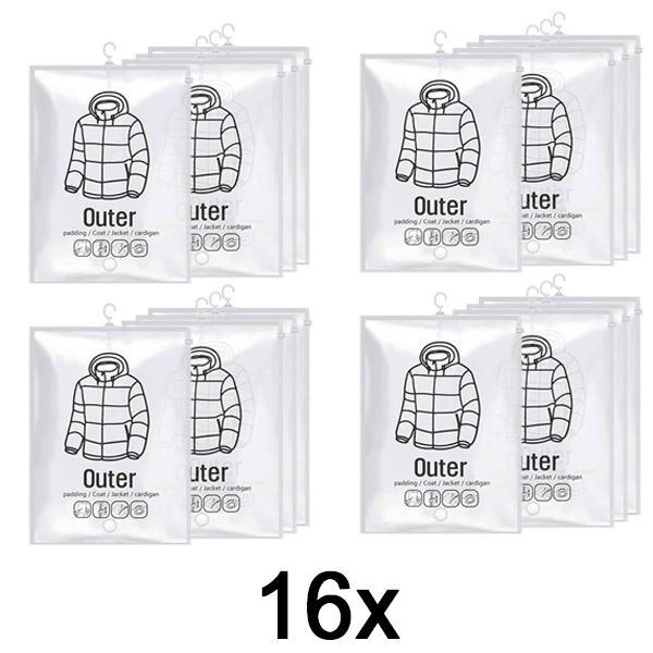 4x Sacchetti per la conservazione sottovuoto da appendere (4 pz.) | VACUHANG