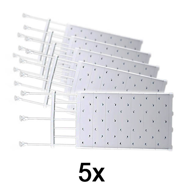 5x Scaffale portaoggetti espandibile | SHELFEXPEND