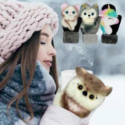 Guanti con animaletti MITTENPET