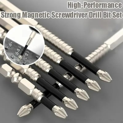 Set di punte per cacciavite magnetiche ad alta potenza (6 pz) | SETDRILL