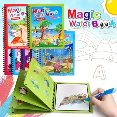 Libro da colorare ad acqua senza sporcare per bambini| WONDERINK